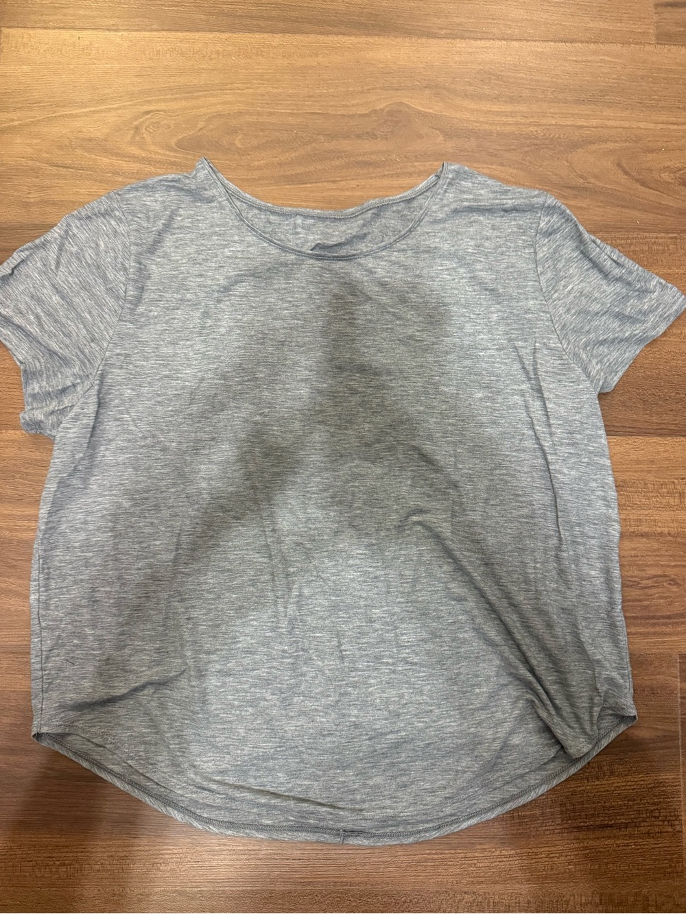 Under Armor Classic Crewneck Women's Tee in Light Gray